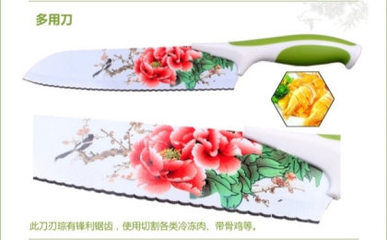 百年牡丹韓國風情薔薇刀五件套手提大盒跑江湖批發會銷禮品005